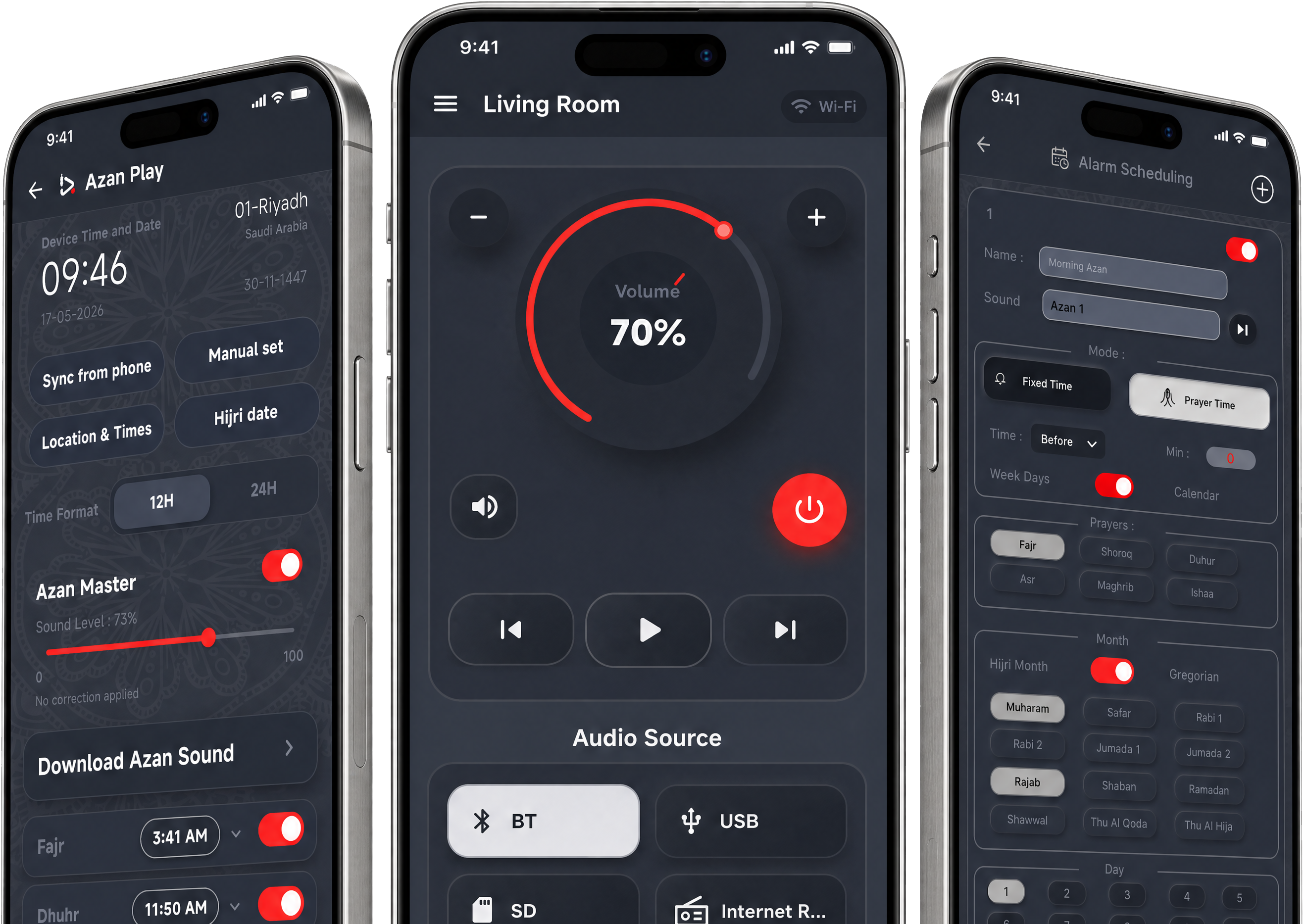 Qaissar app on iPhone